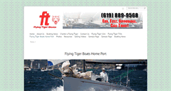 Desktop Screenshot of flyingtigerboats.com